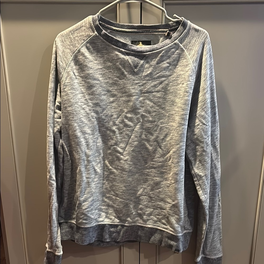Social Republic Mens XL (Fits Like L) Gray Crew neck Sweatshirt